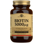 Solgar Biotin 5000 mg Vegetable Capsules - Pack of 100