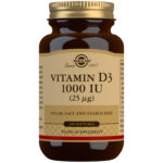 Solgar Vitamin D3 1000 IU (25 mg) Softgels - Pack of 100