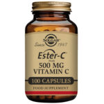 Solgar Ester-C Plus 500 mg Vitamin C Vegetable Capsules - Pack of 100