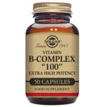 Solgar Vitamin B-Complex "100" Extra High Potency Vegetable Capsules - Pack of 50