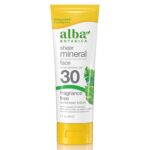 Alba Botanica Fragrance-Free Sheer Mineral Face Sunscreen SPF30 - 59ml