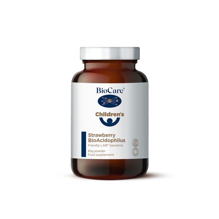 Biocare Children's Strawberry BioAcidophilus 60g