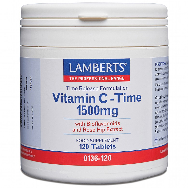 Lambert Vitamin C Time 1500mg 120 Tablets