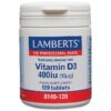 Lamberts Vitamin D 400iu 120 Tablets