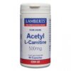Lamberts Acetyl L-Carnitine 500mg 60 Capsules