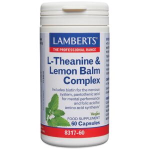 Lamberts Theanine & Lemon Balm Complex 60 Tablets