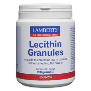Lamberts Soya Lecithin Granules - Fill Size 250 Grams Granules
