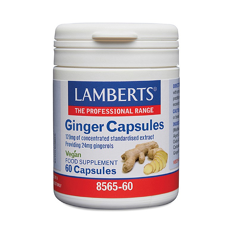 Lamberts Ginger Capsules 60 Capsules