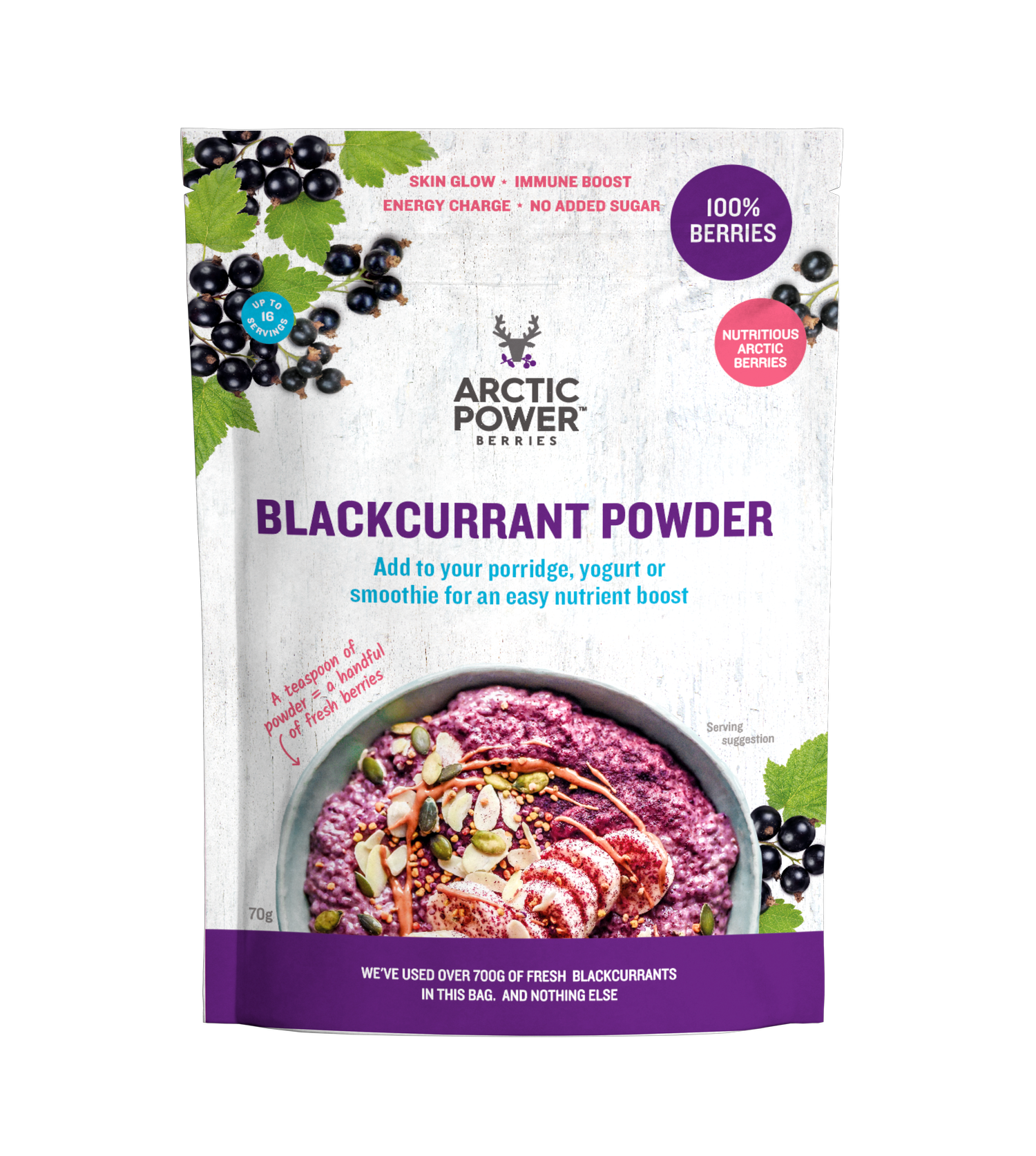 Arctic Power Berries Blackcurrant Powder 70g