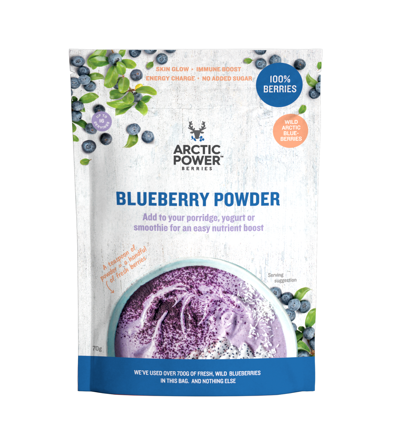 Arctic Power Berries Blueberry Powder 70g