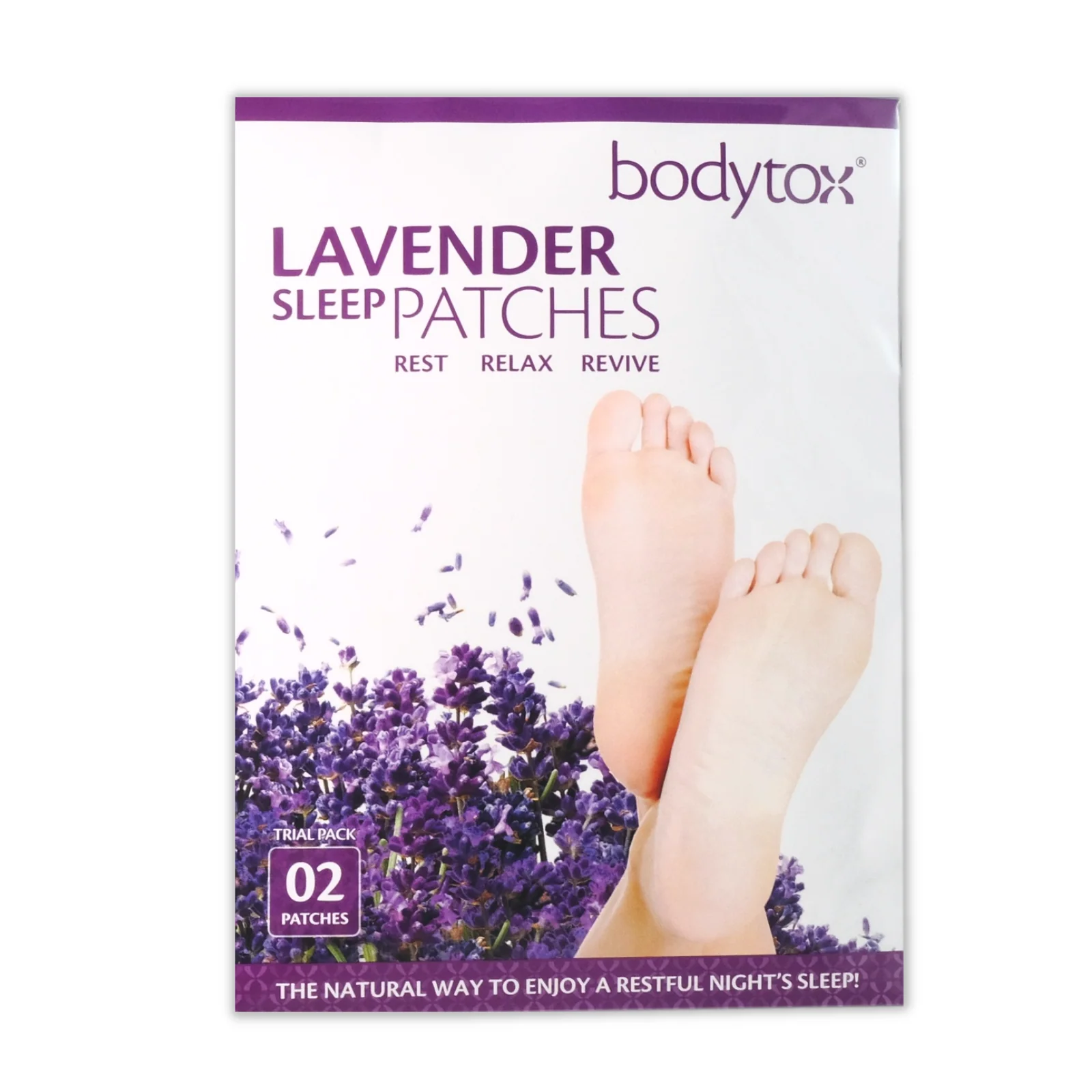 Bodytox Lavender Sleep Foot Patches - Trial Pack