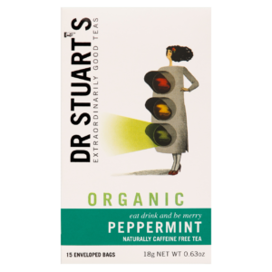 Dr Stuarts Organic Peppermint Herbal Tea 15 Bags