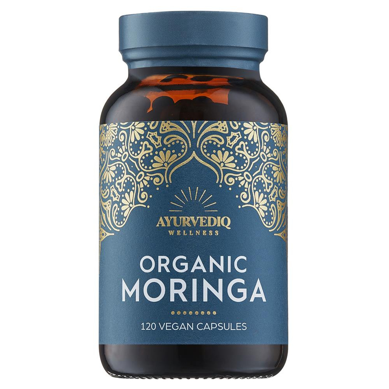 Ayurvediq Wellness Organic Moringa 120 Vegan Capsules
