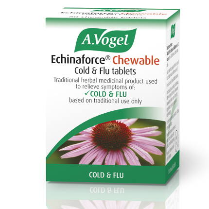 A.Vogel Echinaforce 80 Chewable Tablets Herbal Product for Cold and Flu?