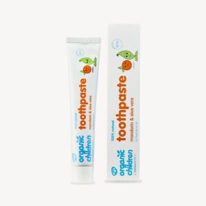 Green People Organic Children Mandarin & Aloe Vera Toothpaste with Fluoride 50ml