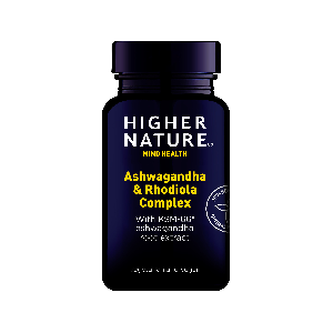 Higher Nature Ashwagandha & Rhodiola 30 Capsules