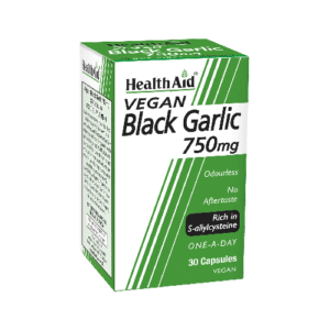 HealthAid Black Garlic 750mg 30 Capsules