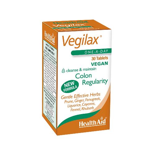 HealthAid Vegilax (Senna, Cascara, Prune Complex) 30 Tablets