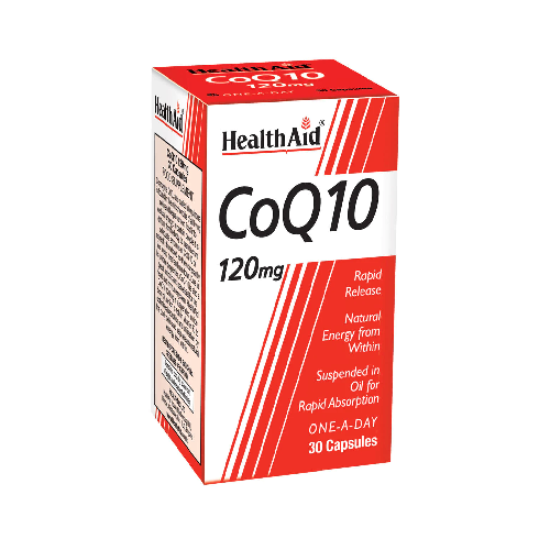 HealthAid CoQ-10 120mg (Ubiquinone) 30 Capsules