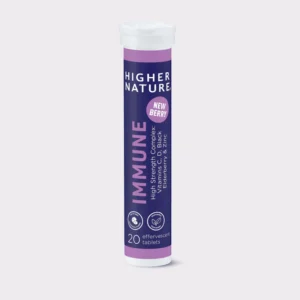 Higher Nature Immune Effervescent Black Elderberry 20 Tabs