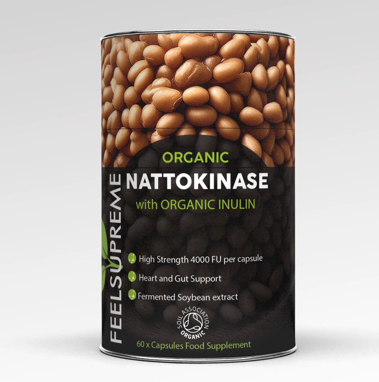 Feelsupreme Organic Nattokinase 60 Capsules