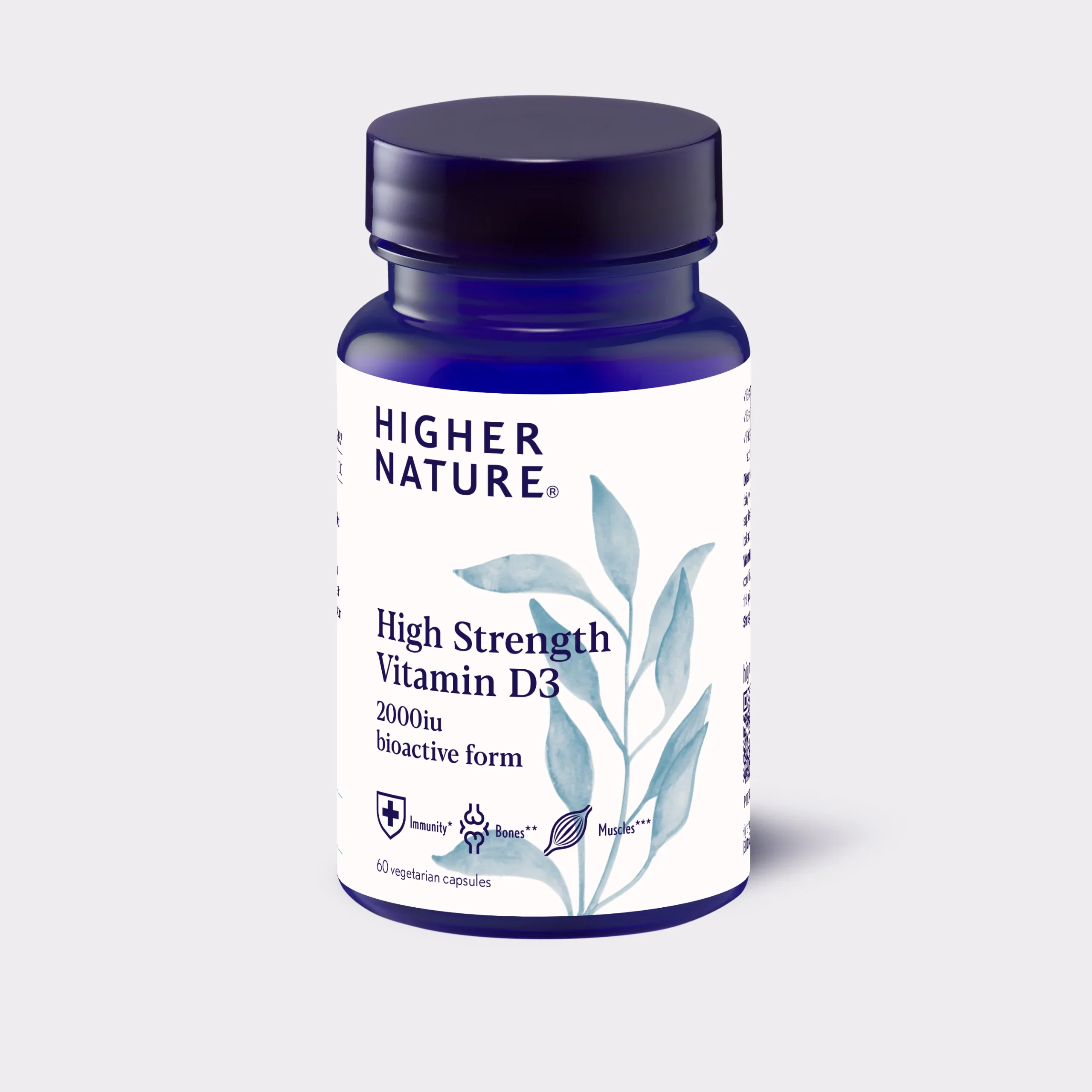 Higher Nature Vitamin D 2000iu 60 Capsules
