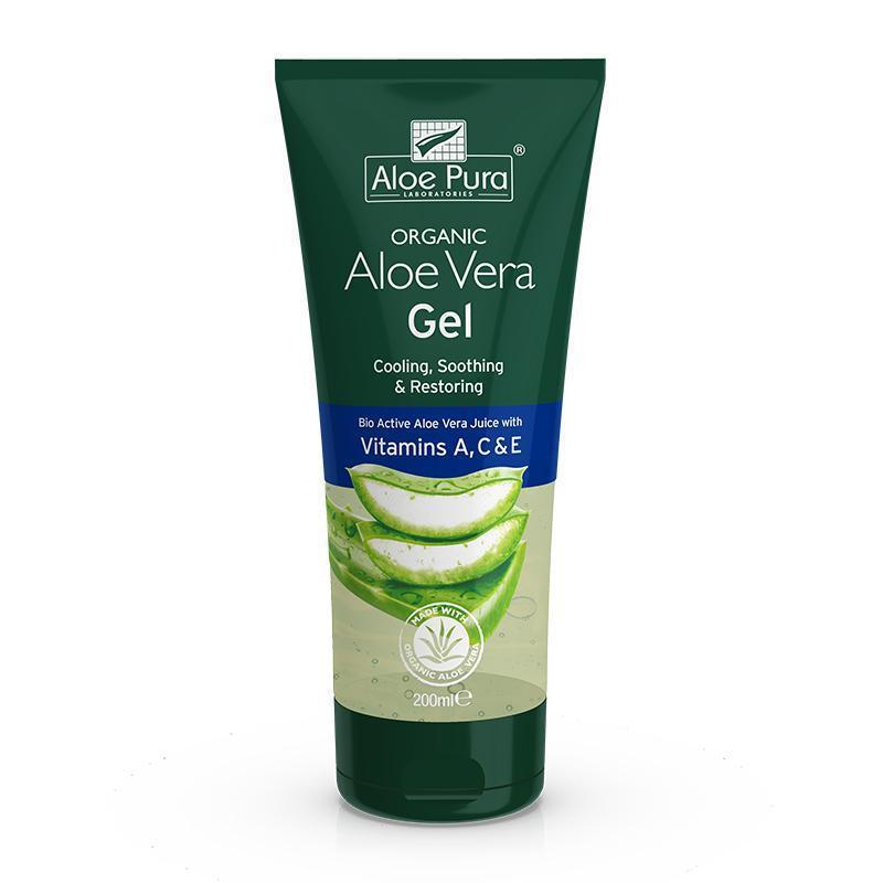 Aloe Pura Aloe Vera Organic Gel with Vitamins A C & E 200ml