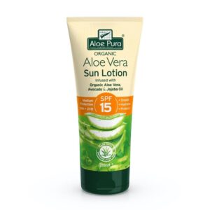 Aloe Pura Organic Aloe Vera Sun Lotion SPF 15 200ml