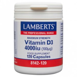Lamberts Vitamin D3 4000iu 120 Capsule