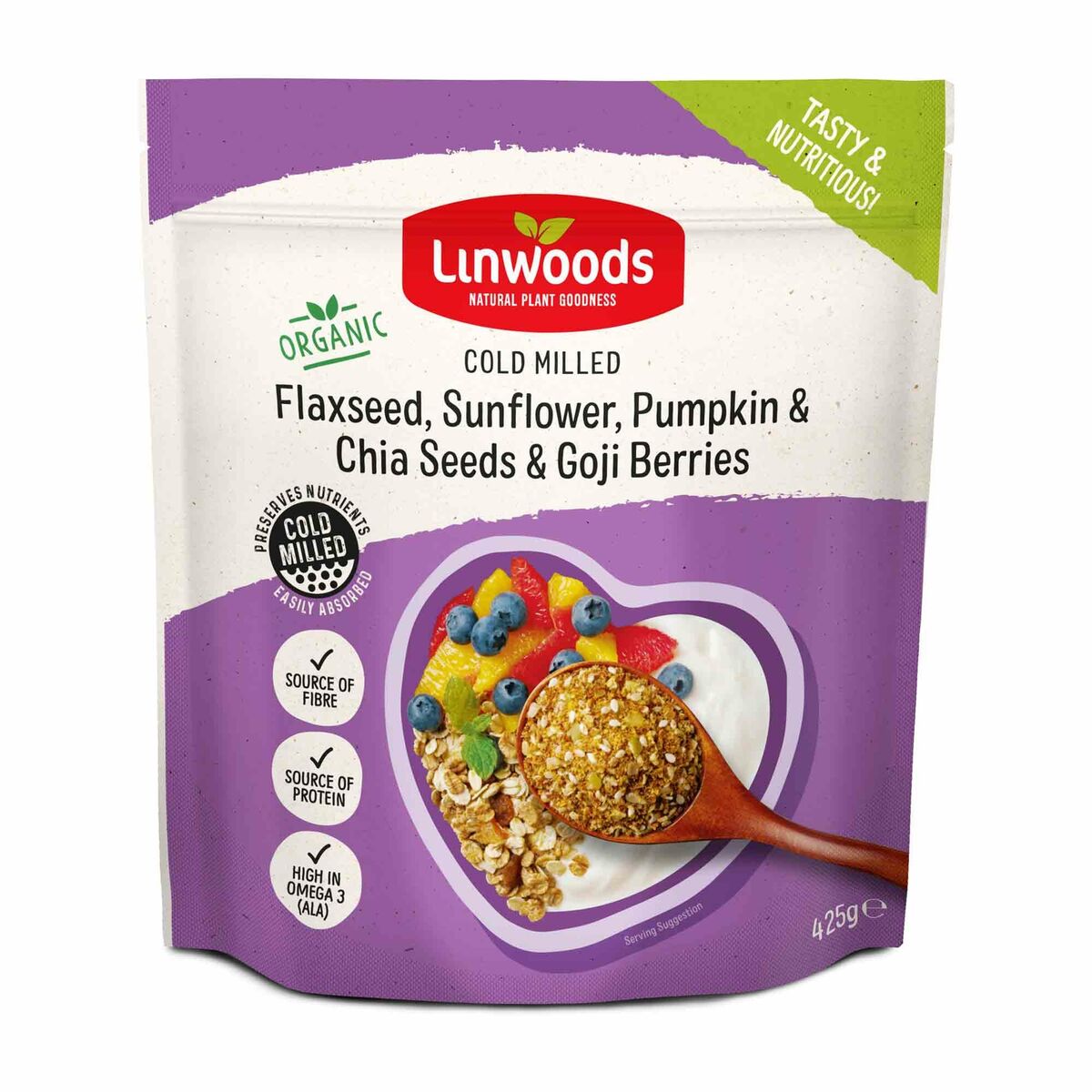 Linwoods Flax Sunflower Pumpkin Chia Go 425g