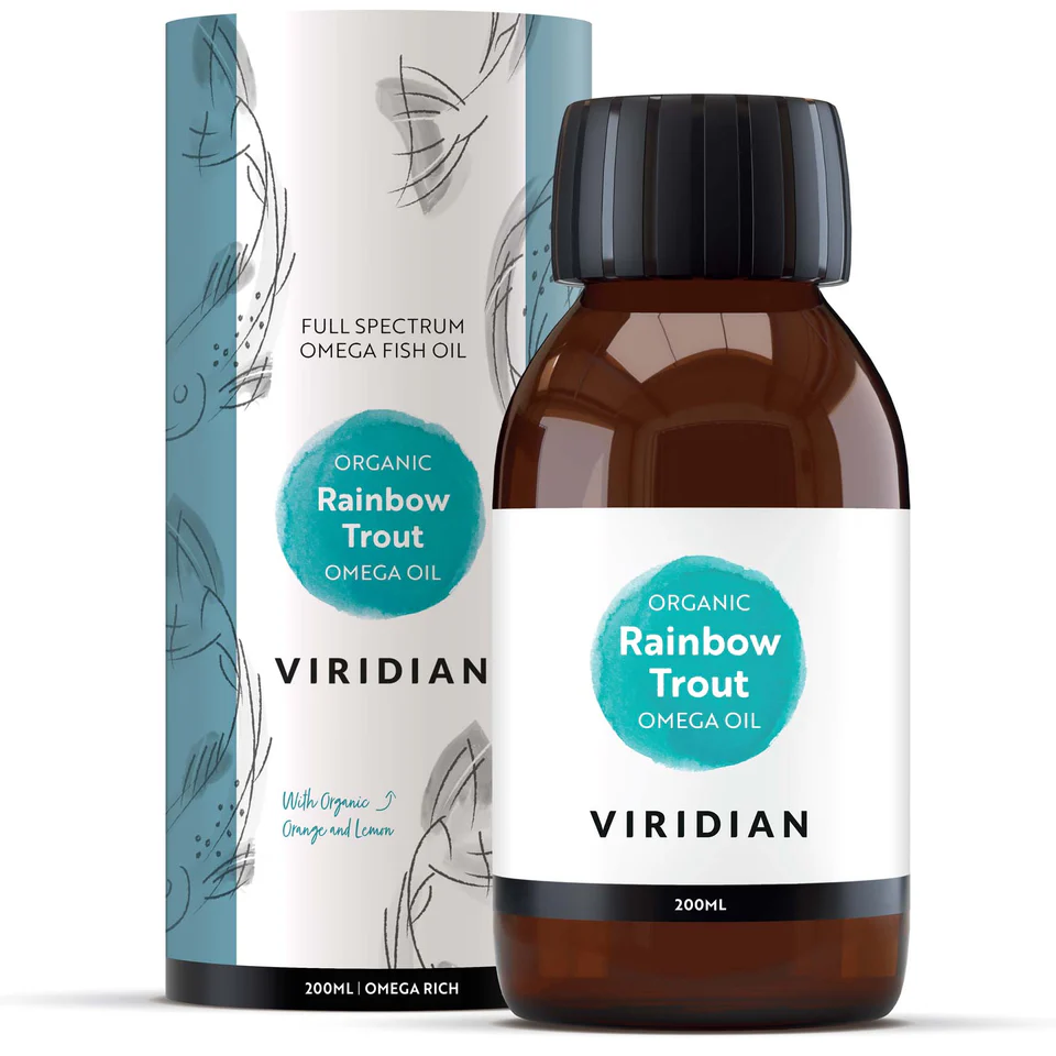 Viridian Rainbow Trout Omega Omega Oil 200ml