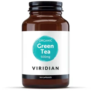 Viridian Organic Green Tea 500mg 90 Vegan Capsules