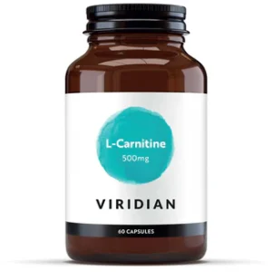 Viridian L-Carnitine 500mg 60 Vegan Capsules