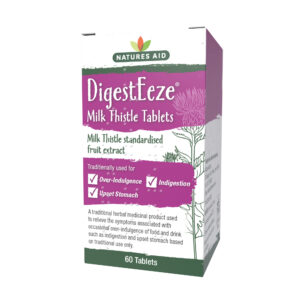 Natures Aid DigestEeze Milk Thistle 150mg 60 Tablets