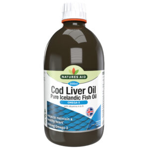 Natures Aid Cod Liver Oil Liquid (With Vitamin A & D) - 500ml