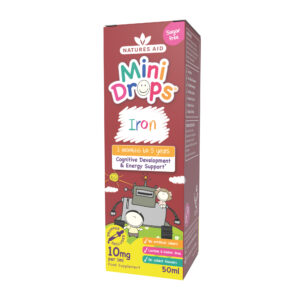 Natures Aid Iron Drops (with Vitamin C, B12 & Folic Acid) - 50ml