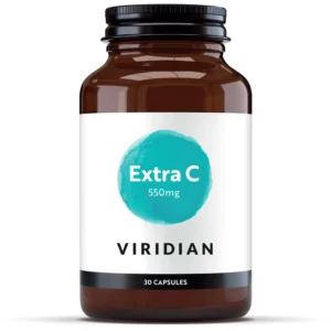 Viridian Extra C 550mg 30 Veg Capsules