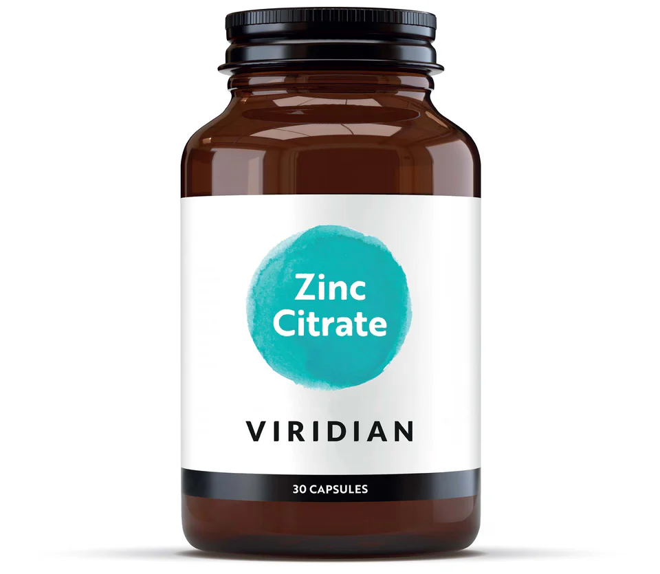 Viridian Zinc Citrate 30 Vegan Capsules