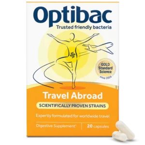 Optibac Travel Abroad 20 Capsules