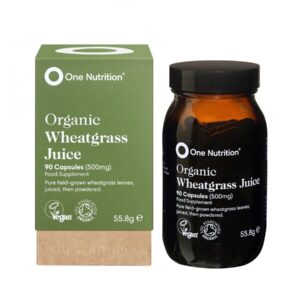 One Nutrition Organic Wheatgrass Juice 90 Vegan Capsules