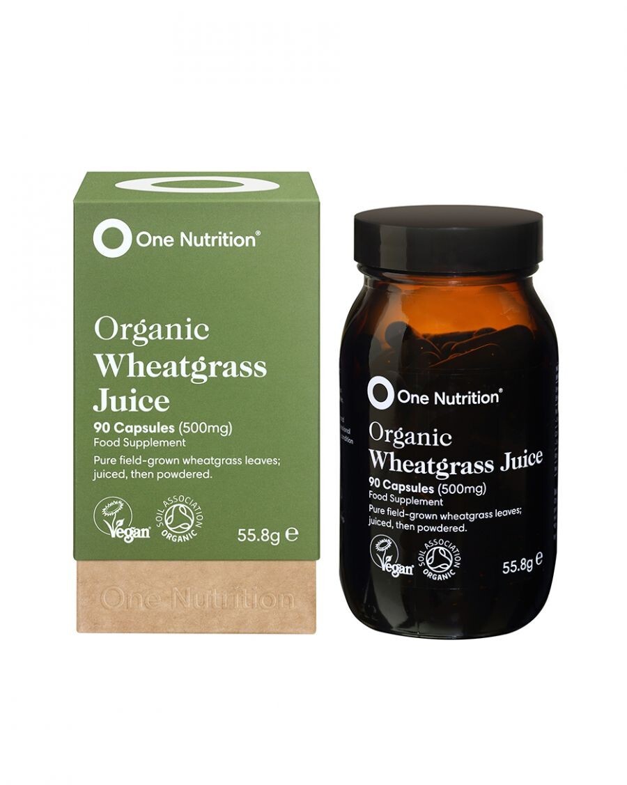 One Nutrition Organic Wheatgrass Juice 90 Vegan Capsules