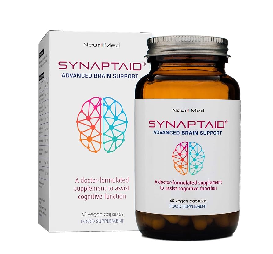 NeuroMed Synaptaid Advanced Brain Support 60 Vegan Capsules