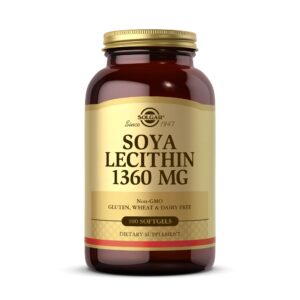 Solgar Soya Lecithin 1360mg 100 Softgels