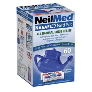 NeilMed Nasaflo Neti Pot 60 Premixed Sachets