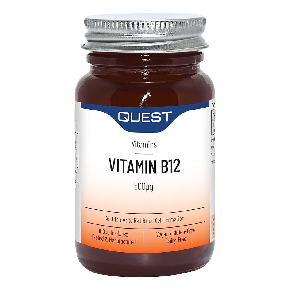 Quest Vitamin B12 500mcg 60 Tablets