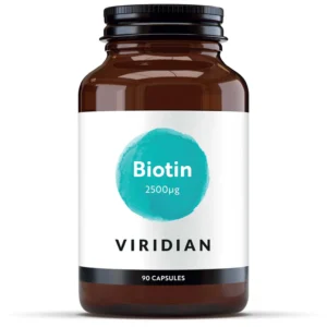 Viridian Biotin 2500ug 90 Vegan Capsules