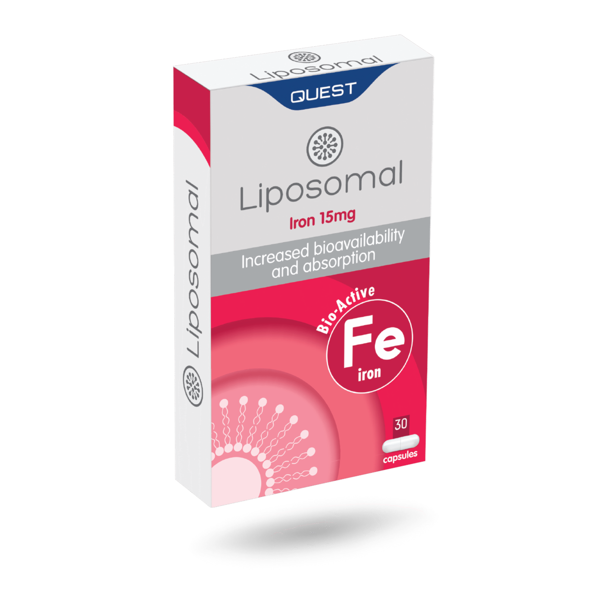 Quest Liposomal Iron 15mg 30 Capsules