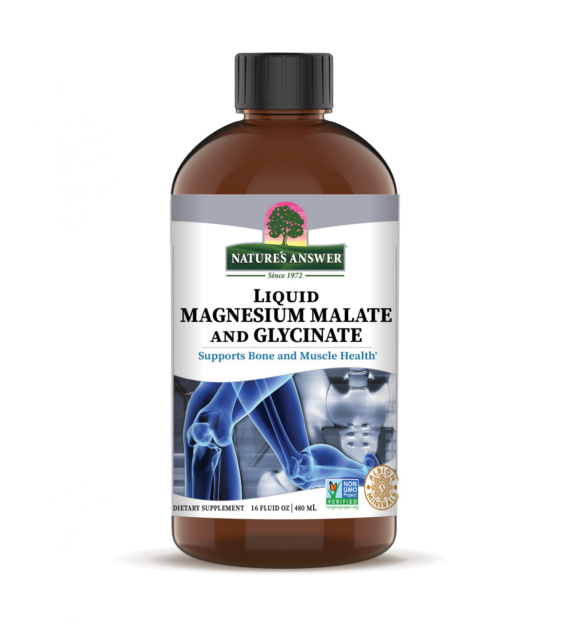 Nature's Answer Magnesium Malate And Glycinate 480ml Liquid