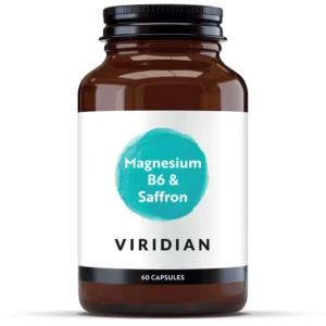 Viridian Magnesium, B6 and Saffron 60 Capsules