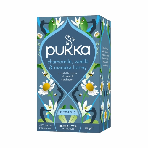 Pukka Organic Chamomile Vanilla & Manuka 20 Tea Bags